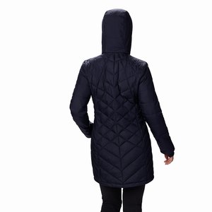 Columbia Heavenly™ Lång Hooded Jacka Dam Marinblå (OKCYW8739)